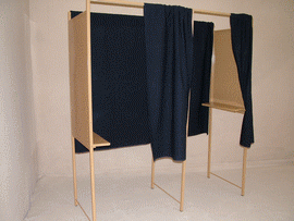 Isoloirs de vote acier Valéra et Ceretto 2